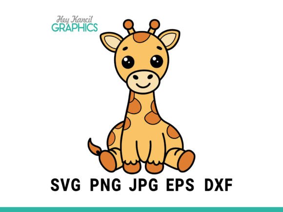 Download Giraffe SVG, Baby Giraffe SVG, Kids SVG - Baby Collection