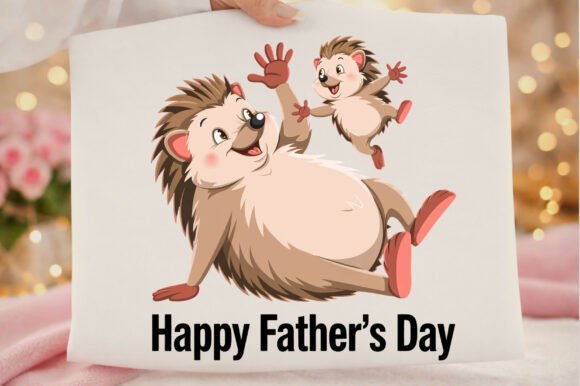 Download Cute Hedgehog Dad and Baby Father’s Day - Baby Collection