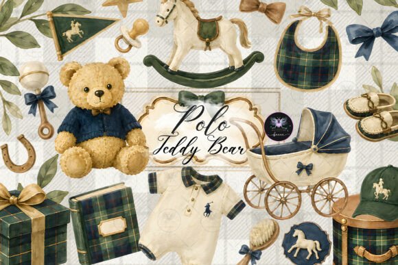 Download Polo Teddy Bear Baby Boy Clipart - Baby Collection