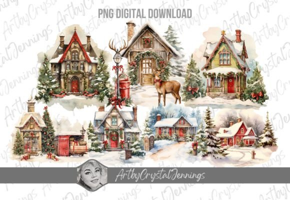 Download Christmas House Winter Holiday Home PNG - Holiday Collection